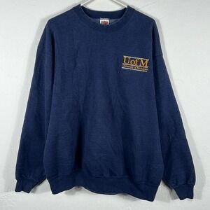 🔥🏈 Vintage 90's UNIVERSITY MICHIGAN WOLVERINES Crewneck Sweatshirt XL - EUC